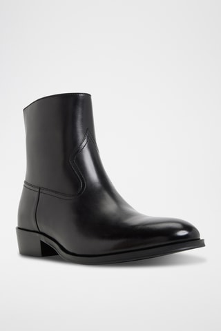 Boots en cuir Calix - Noir