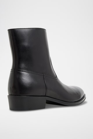 Boots en cuir Calix - Noir