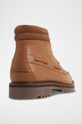 Boots en cuir Farrell - Marron clair