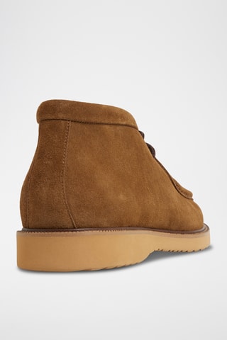 Boots en cuir Davie - Marron