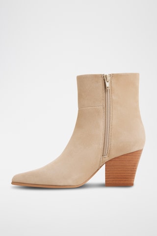 Bottines en cuir Shanah - Beige