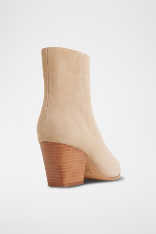 Bottines en cuir Shanah - Beige