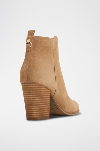 Bottines en cuir Noemia - Beige