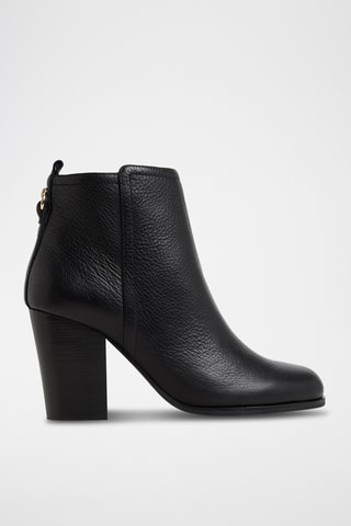 Bottines en cuir Noemia - Noir