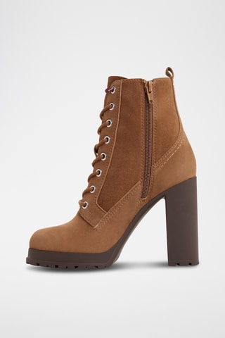 Bottines en cuir Rebelliously - Marron