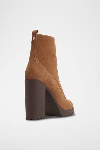 Bottines en cuir Rebelliously - Marron
