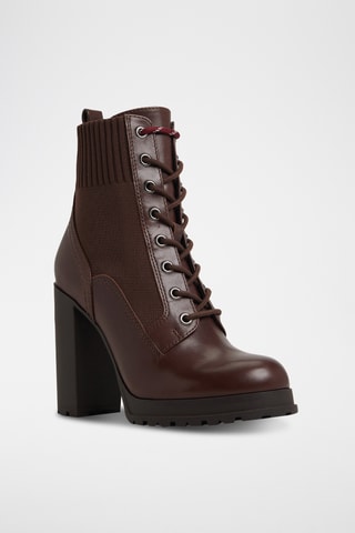 Bottines en cuir Rebellious - Marron