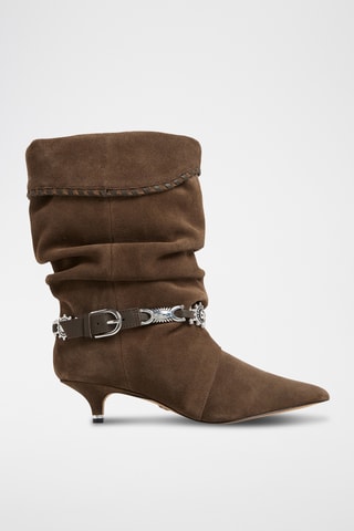 Bottines en cuir Bowy - Marron