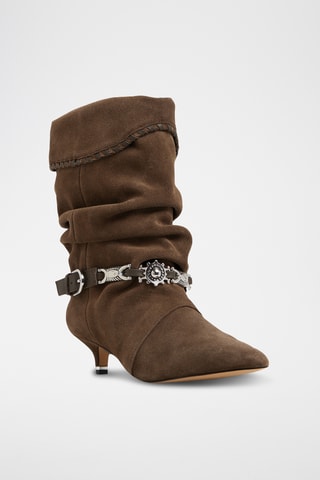 Bottines en cuir Bowy - Marron