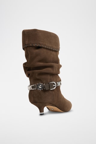 Bottines en cuir Bowy - Marron