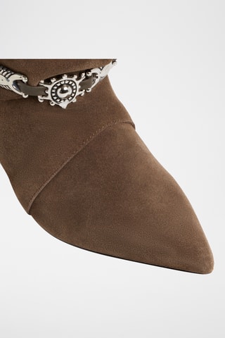 Bottines en cuir Bowy - Marron