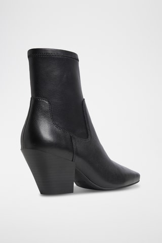 Bottines en cuir Adwaodith - Noir