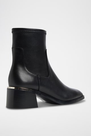 Bottines en cuir Meraendar - Noir