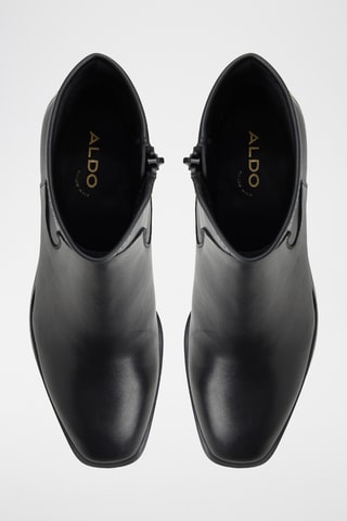 Bottines en cuir Meraendar - Noir