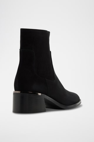 Bottines en cuir Meraendar - Noir