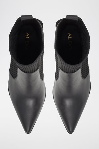 Bottines en cuir Ganina - Noir