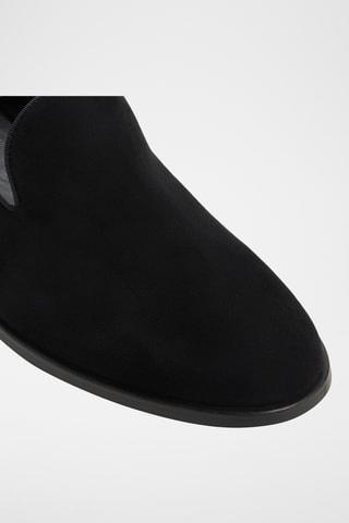 Slippers en cuir Casino - Noir