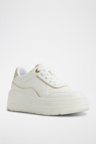 Baskets plateformes Whallian - Blanc