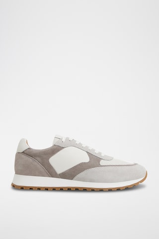 Baskets en cuir Gordo - Gris