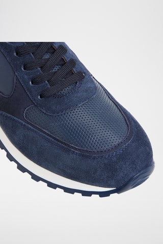 Baskets en cuir Gordo - Bleu