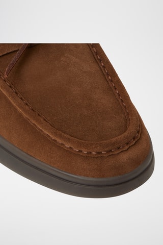 Chaussure bateau en cuir Bazz - Marron