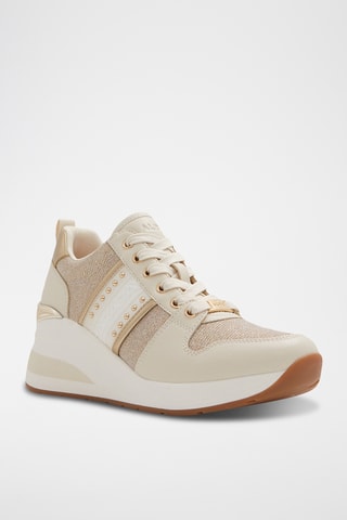 Baskets compensées Rongan - Beige