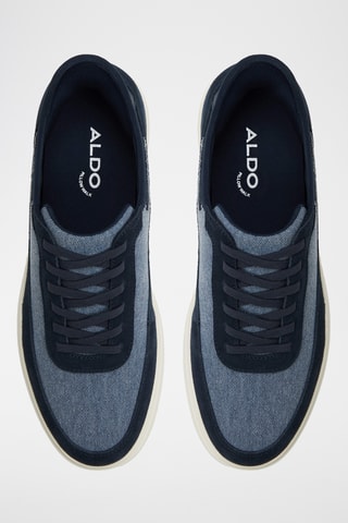 Baskets en cuir Prentice - Bleu