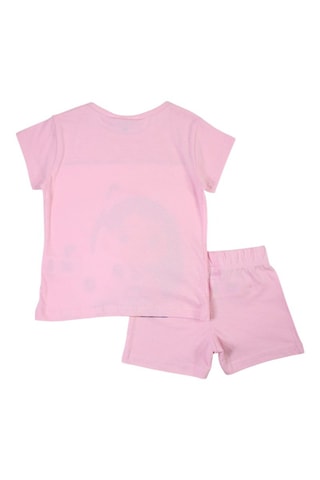 T-shirt en Short Gabby & Pandy The Magic House - Roze - Wit, bruin, zwart en roze