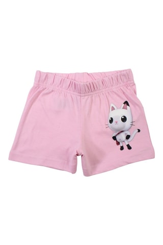 T-shirt en Short Gabby & Pandy The Magic House - Roze - Wit, bruin, zwart en roze