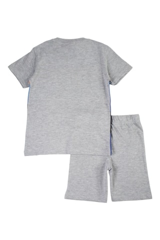 T-shirt en Short Naruto Shippuden - Grijs - Blauw, geel en oranje