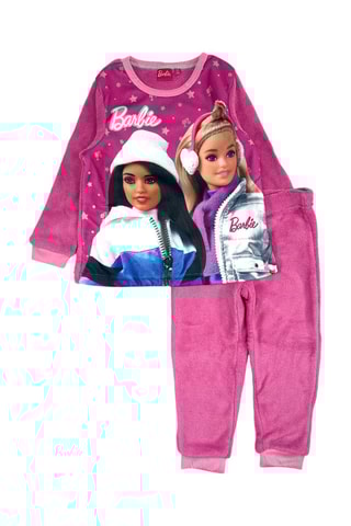 Pyjama Barbie  - Wit, zwart en roze