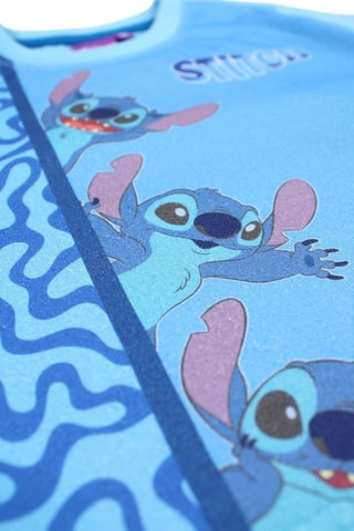 T-shirt Stitch Lilo en Stitch Disney - Hemelsblauw - Blauw