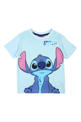 T-shirt Stitch Lilo en Stitch Disney - Hemelsblauw - Blauw