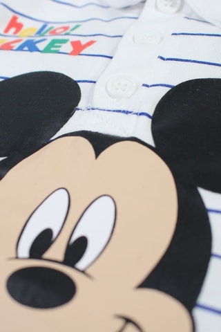 Polo en Short Mickey Disney - Marineblauw - Wit, rood, blauw en groen