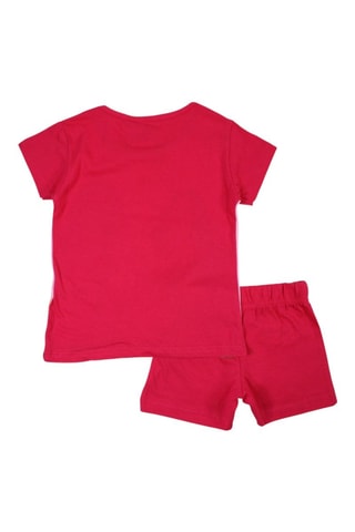 T-shirt en Short Prinsessen Disney - Fuchsia  - Geel, bruin, paars en roze