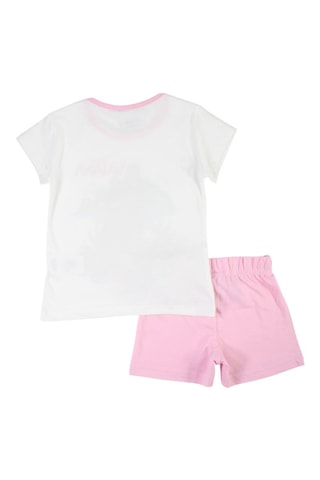 T-shirt en Short Vaiana De legende van het einde van de wereld Disney - Wit en Roze - Wit, groen, oranje en roze