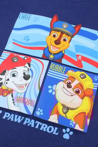 T-shirt Paw Patrol - Blauw - Marineblauw