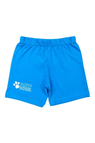 T-shirt en Short Chase, Ruben en Marcus Paw Patrol - Blauw en Wit - Wit