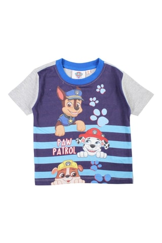T-shirt en Short Paw Patrol - Marineblauw en Grijs - Marineblauw
