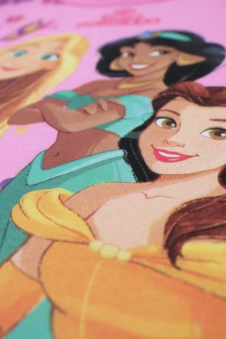 T-shirt Disney Prinsessen - Roze - Geel, bruin, paars en roze