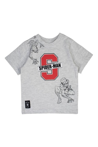 T-shirt Spider-Man Avengers Marvel - Gemêleerd Grijs - Grijs