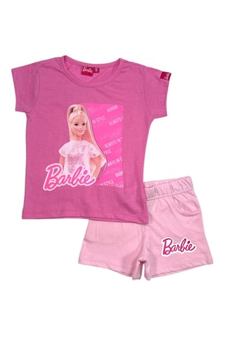 T-shirt en Short Barbie - Fuchsia - Fuchsia