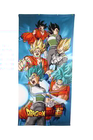 Strandlaken Dragon Ball Z - Blauw en Rood - 70 x 140 cm - Blauw