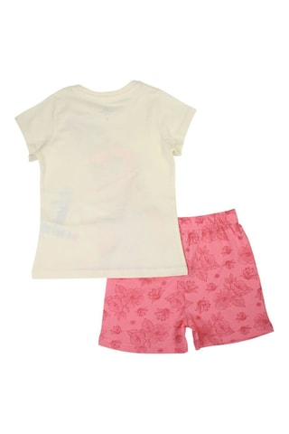 T-shirt en short Aurore Doornroosje Disney - Roze - Wit, blauw, oranje en roze