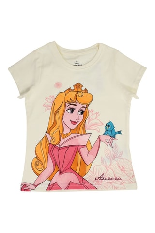 T-shirt en short Aurore Doornroosje Disney - Roze - Wit, blauw, oranje en roze