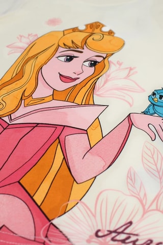 T-shirt en short Aurore Doornroosje Disney - Roze - Wit, blauw, oranje en roze