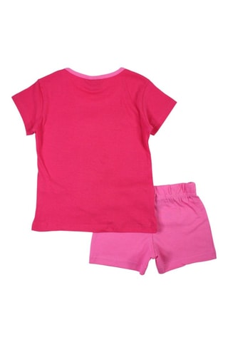 T-shirt en Short Stitch Lilo en Stitch Disney - Lichtroze - Rood, blauw en roze