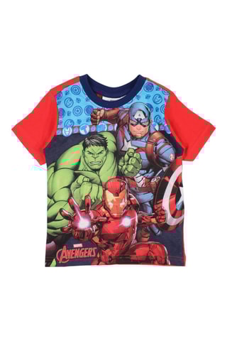 T-shirt en short Avengers Marvel - Rood - Wit, rood, blauw en groen