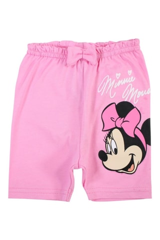 Jurk en Short Minnie Disney - Roze - Wit, zwart, geel en roze