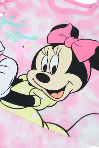 Jurk en Short Minnie Disney - Roze - Wit, zwart, geel en roze